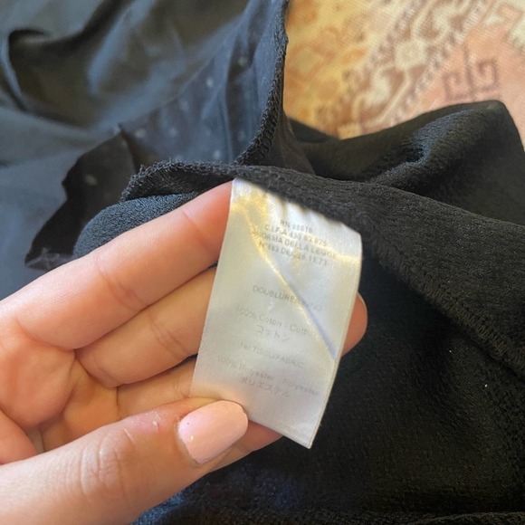 Cotélac | short sleeve black shift dress size 2 with pockets - Picture 6 of 8